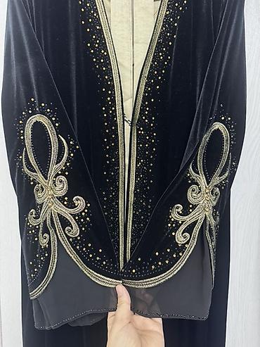 Вечерние платья: Вечернее платье, Классическое, Длинная модель, Велюр, С рукавами, Стразы, Стандарт — 3