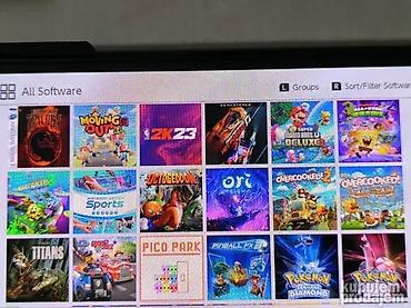 Nintendo Switch: Nintendo Switch OLED konzola cipovana 64gb + 512gb microSD sa 140 — 5