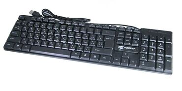 черный ноутбук: Клавиатура ET-6100 Attack выполнена в классическом дизайне, а так же