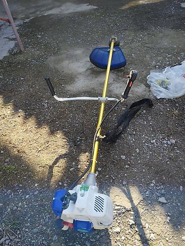 Триммеры, мотокосы: Компрессор автомобильный 12 В + бензиновый триммер (мотокоса)набор — 4