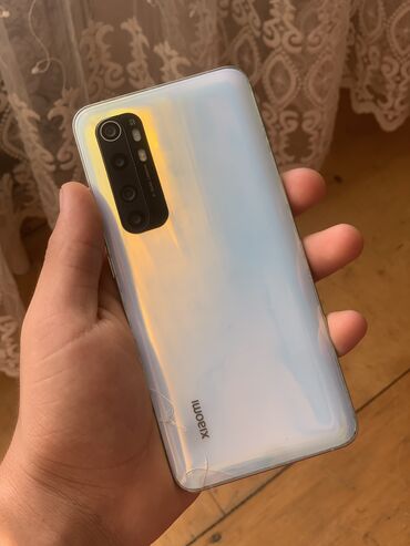 Xiaomi Mi Note 10 Lite, 128 ГБ, цвет - Белый, 
 Сенсорный, Отпечаток пальца, Две SIM карты