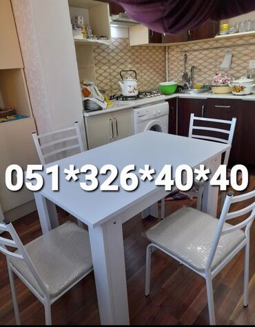 Sifarişlə masa və oturacaq dəstləri: Dördbucaq masa, Mətbəx üçün, Qonaq otağı üçün, Dəhliz üçün, 4 nəfər, Açılan, Azərbaycan, Zəmanətli -da lalafo.az — 9 Sifarişlə masa və oturacaq dəstləri: Dördbucaq masa, Mətbəx üçün, Qonaq otağı üçün, Dəhliz üçün, 4 nəfər, Açılan, Azərbaycan, Zəmanətli — 9