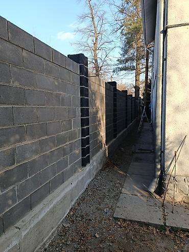 Заборы из пескоблока: Заборы из пескоблока — 7