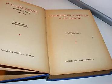 stari dolari: Zabeleške iz podzemlja i dve novele dostojevski1933 narodna — 3