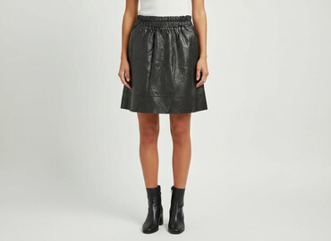 spódnice plisowane mini czarne: Women`s skirt, size S