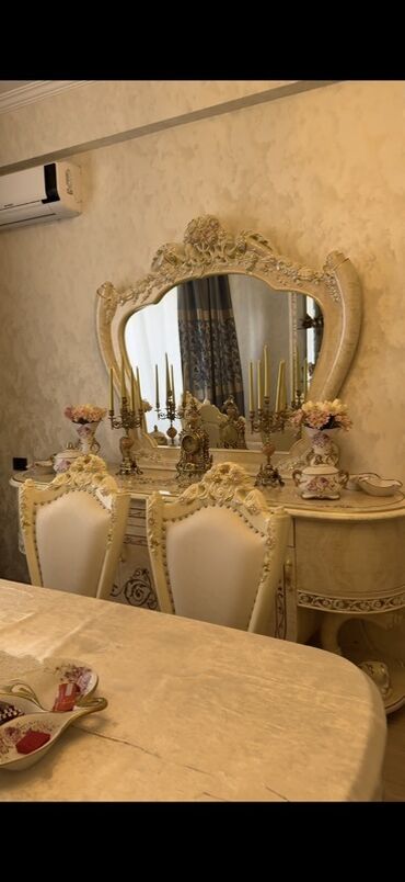 Masa və oturacaq dəstləri: Qonaq otağı üçün, Yeni, Açılan, 8 stul — 5