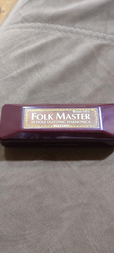 Духовые инструменты: Suzuki Folk Master diatonik armonika – Model 1072 - 10 deşikli — 1