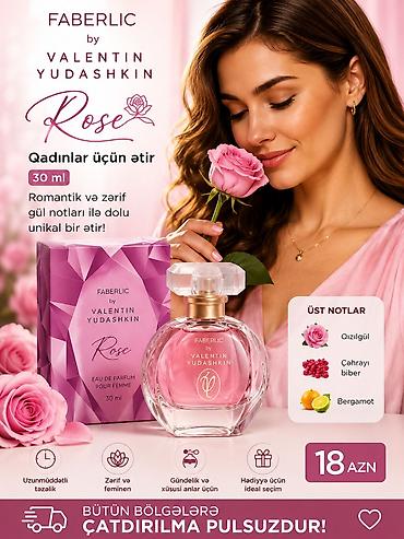 Faberlic by Valentin Yudashkin Rose – qadınlar üçün eau de parfum, 30