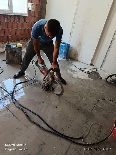 Beton işləri: Beton kəsmə xidməti - Divar, döşəmə və tavanlarda dəqiq və səliqəli — 21