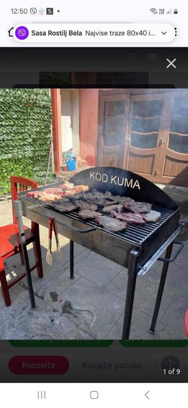 ta pec magnohrom 4.5 kw cena: Coal barbeque