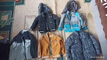 куртка рубашка: Продаю куртки осень-зима на мальчика цена от 200 до 700 сом б/у!