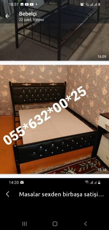 Sifarişlə çarpayılar: Birnəfərlik, Bazasız, Pulsuz matras, Siyirməli, Rusiya — 17