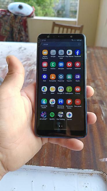 Elektronika: Samsung Galaxy A7, 128 GB, rəng - Göy, Barmaq izi — 5