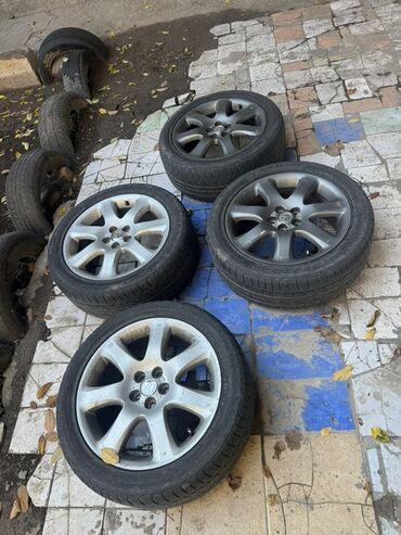купить литые диски на тойоту камри: Дөңгөлөктөр монтажда 215 / 50 / R 17, Жай, Комплект, Жеңил унаалар, Куйма, тешиктери - 5