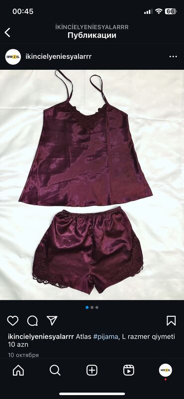 iç geyim: Atlas #pijama, L razmer