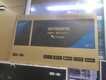 телевизор и радио: Срочная акция Телевизор skyworth android 43ste6600 обладает