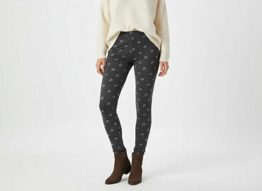 legginsy wyszczuplające plus size: Damart, Лосини розмір M