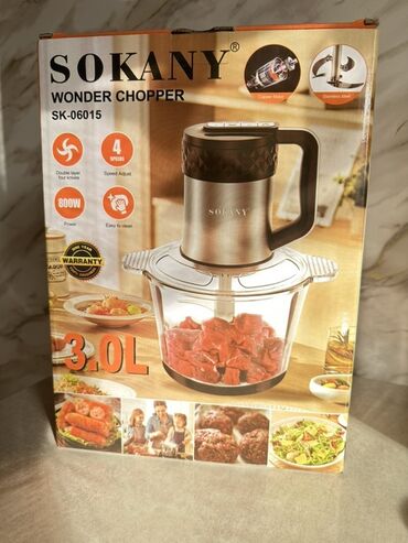 кухонный комбаин: Измельчитель SOKANY Wonder Chopper SK-06015 - Объем чаши: 3.0 л