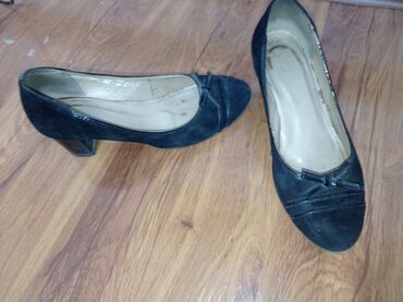 женские черные замшевые туфли: Туфли Marco Piero, 37, цвет - Черный