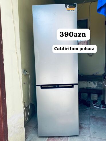 Kondisionerlər: Indesit iki qapılı soyuducu - Rəng: gümüşü (inox) - Üst qapı –