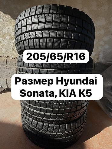 Шины: Шины 205 / 65 / R 16, Зима, Б/у, Комплект, Легковые, Япония, Dunlop — 1