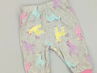 legginsy eko skora: Spodnie dresowe, George, 3-6 m, stan - Dobry