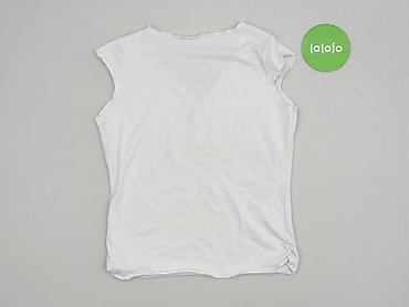 bluzki basic z dekoltem v: T-shirt damski, rozmiar S — 3