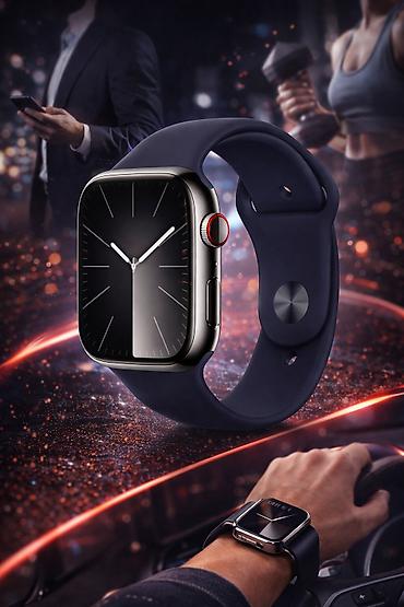 ucuz ağıllı saatlar: Kateqoriya: Smart saatlar Məhsul: Ipmax Series 9 Black Smart Saat — 1