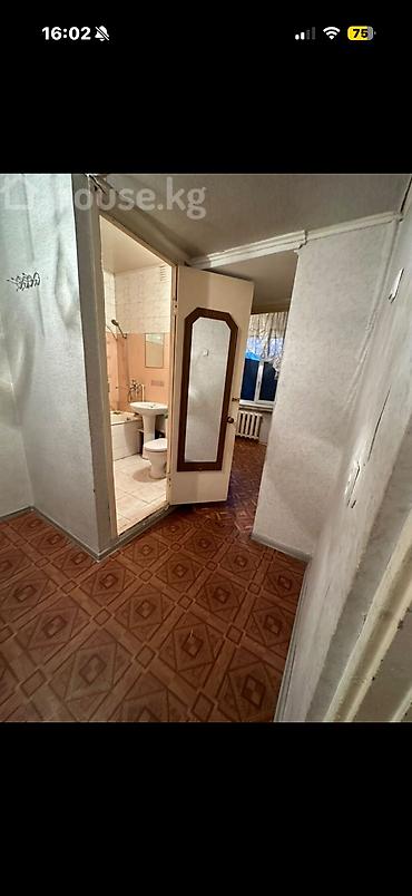 61: 1 комната, 34 м², Аламедин-1 мкр 105 серия, 2 этаж, Старый ремонт — 3