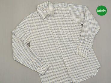 Koszule: Koszulа, L (EU 40), stan - Bardzo dobry, wzór - Kratka, kolor - Biały