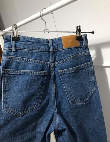 zara jeans: Cinslər Zara, XS (EU 34), rəng - Göy