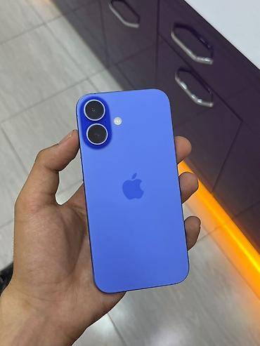 iphone s: IPhone 16, 128 GB, Mavi, Face ID — 1