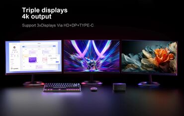 Настольные ПК и рабочие станции: Компьютер, ядер - 8, ОЗУ 32 ГБ, Для работы, учебы, Новый, AMD Ryzen 7, NVMe — 6