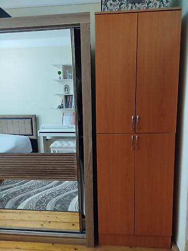 kitab refi satilir: 2 односпальные кровати, Шкаф, Трюмо, 2 тумбы, Турция, Б/у — 4