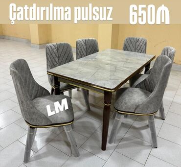 железная кровать односпальная: Kvadrat masa, Qonaq otağı üçün, 6 nəfər