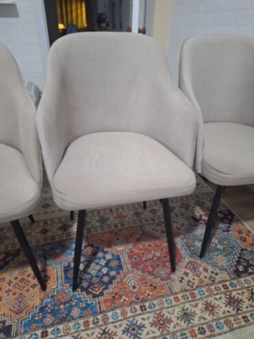 продажа стульев для кухни: Ашкана үчүн отургуч, Темир, түсү - Саргыч боз