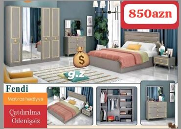 Çarpayılar: Yataq desti rəng seçimi var