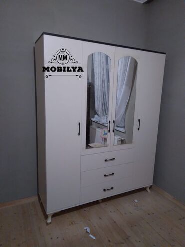 дсп мебель: Гардеробный шкаф, Новый, 4 двери, Распашной, Прямой шкаф, Азербайджан