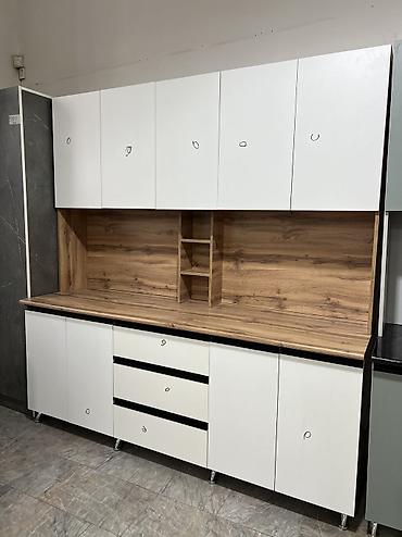 silver kitchen: Кухонный гарнитур, Новый, В рассрочку, ДСП, Бесплатная доставка — 9