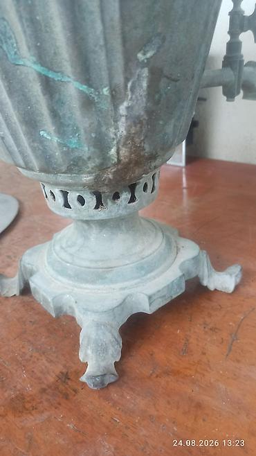 findiq ləpəsi: Qədimi samovar təmirə ehtiyacı var - Material: tökmə metal (dözümlü — 3