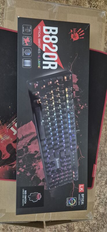 ducky one 2: Клавиатура, Bloody, Механикалык, Зымдуу туташтыруу, Өлчөмү: 100%