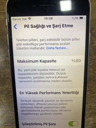 Apple iPhone: IPhone SE, 64 GB, Ağ, Zəmanət, Barmaq izi