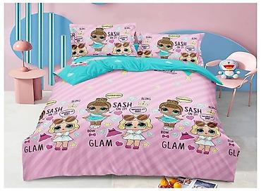 Posteljina: Dečiji set posteljine – više dezena Opis: - Višedelni set posteljine — 3