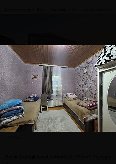 ev ucuz: Savalan 3 otaqlı, 100 kv. m, Yeni təmirli — 8