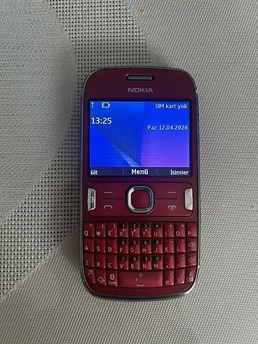 mini telefon nokia: Nokia rəng - Qırmızı, Düyməli — 1