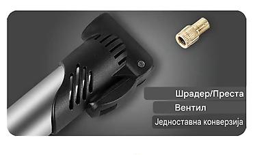 Dodaci za bicikl: Nova mala lagana lako prenosiva pumpa. Postiže pritisak 70 PSI — 9