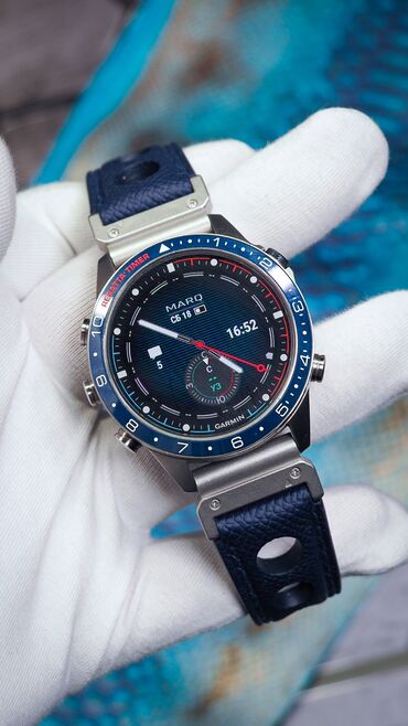 Ремешки, браслеты для часов: Ремешки для Garmin из кожи, ручная работа. 22, 26 мм Есть в наличии и — 2