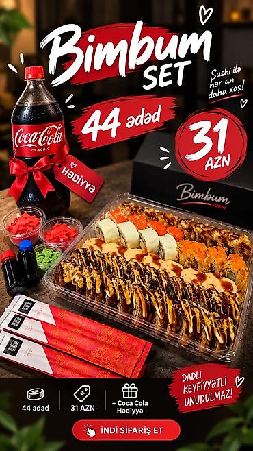 rollar: Bimbim Set – 44 ədəd sushi Instagram sehifemizde bütün setler var 005 — 1