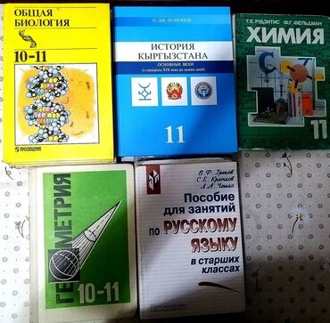 Другие товары для детей: Учебники 10- 11 кл б/у в хор. сост. от 100 до 200 сом 5мн дом 12