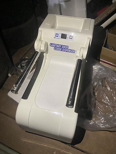 Бахилы: Диспенсер бахил автоматический (Sanitary Shoe Cover Dispenser) - — 2